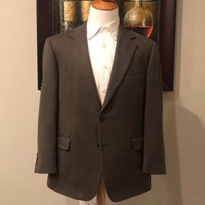 BROOKS BROTHERS 2 BTN WOVEN JACKET 42 S ITALY